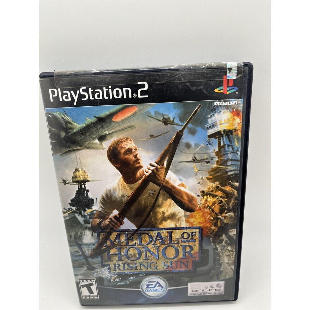 Medal of Honor: Rising Sun PS2 PlayStation 2 CIB Complete Black Label TESTED